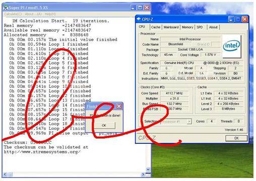 Nehalem overclockeado a 4.11GHz
